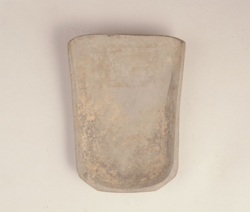 图片[2]-Dustpan shaped pottery inkstone-China Archive